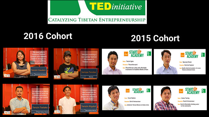 The 2015 and 2016 Tibetan Entrepreneurship Development initiative cohorts.